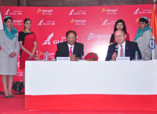 Gulf Air and Spicejet signed Memorandum of Understanding to explore greater cooperation