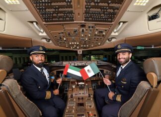 Emirates takes off to Mexico City via Barcelona