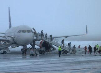 New airport in Swedish mountains: first SAS flight today