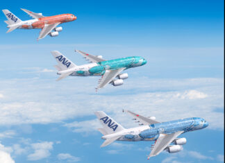 ANA launches third ‘Flying Sea Turtle’ Airbus A380 three years after delivery, a delay due to the pandemic