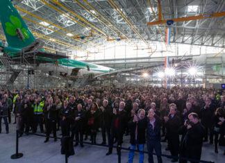 A brand new maintenance hangar and a confirmed strategy for Sabena technics