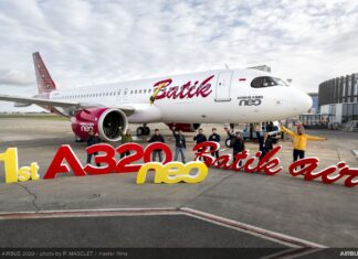 Indonesia’s Batik Air receives its first Airbus A320neo