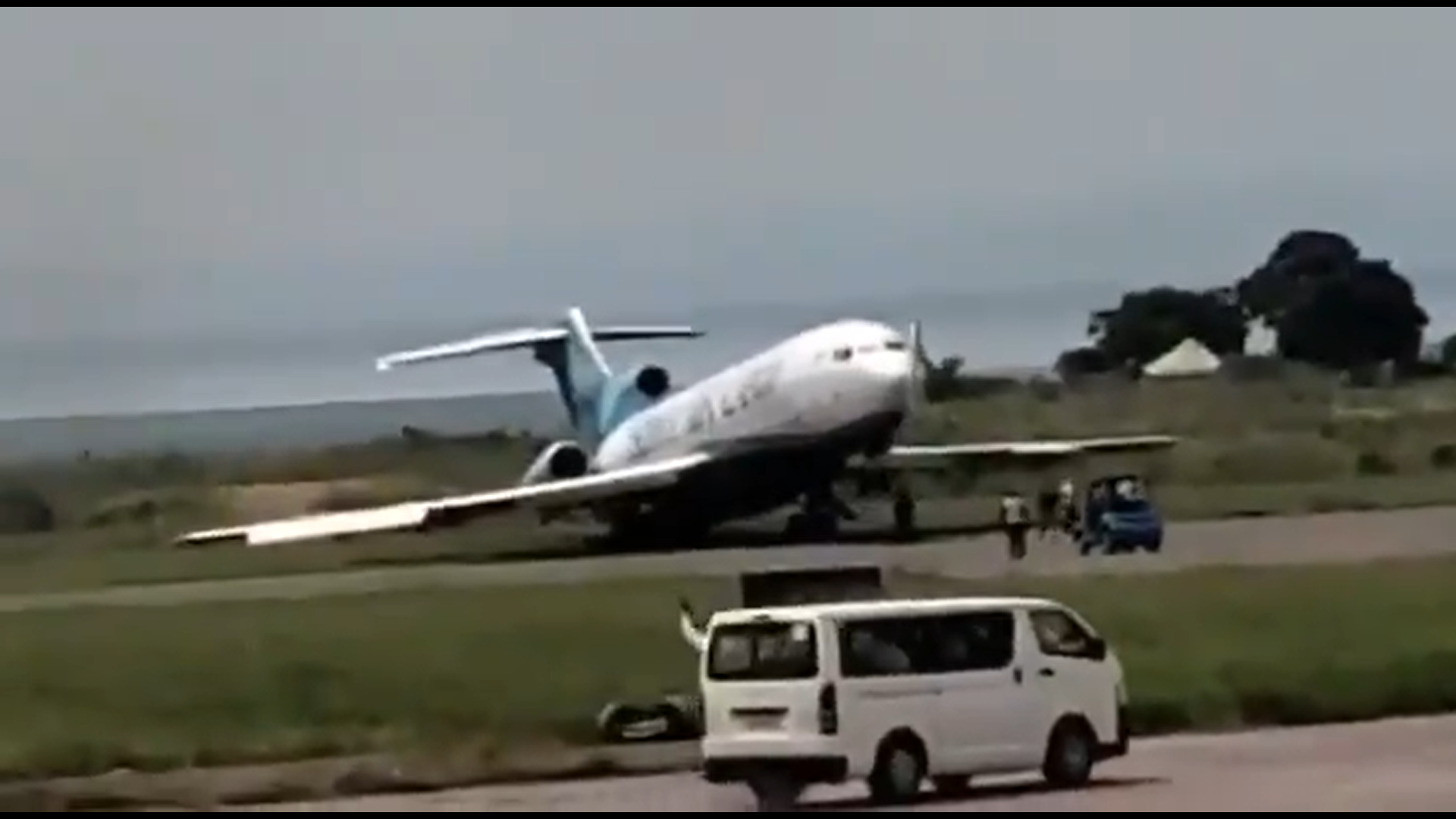 Serve Air Cargo Boeing 727 suffers a hydraulic issue just after take-off Kinshasa N’Djili Airport (DRC)