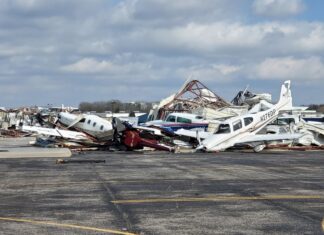 Two tornadoes struck central Tennessee, two fatalities and severe damage to buildings and infrastructure