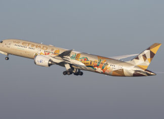 Etihad Airways’ first scheduled flight from Abu Dhabi lands in Israel
