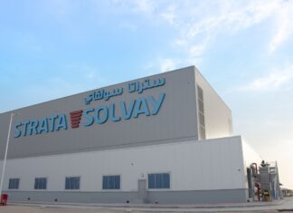 Strata completes construction of its joint-venture facility with Solvay for the manufacture of aerospace-grade pre-impregnated carbon fibres in Al Ain, UAE