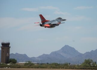 Boeing completes first conversion of U.S. Air Force F-16 into QF-16 aerial target drone