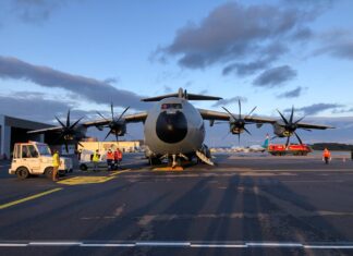Belgian A400M lands on public road in Sweden during military exercise