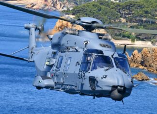 First NH90 helicopter delivered to the Spanish Air Force for search and rescue missions