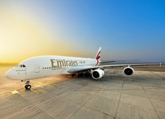 Emirates welcomes its first of three Airbus A380s to be delivered in December