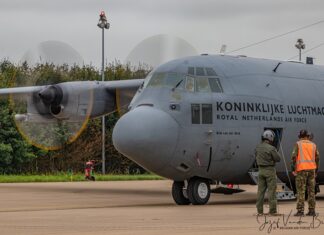 Dutch military transport aircraft practice in Belgian airspace