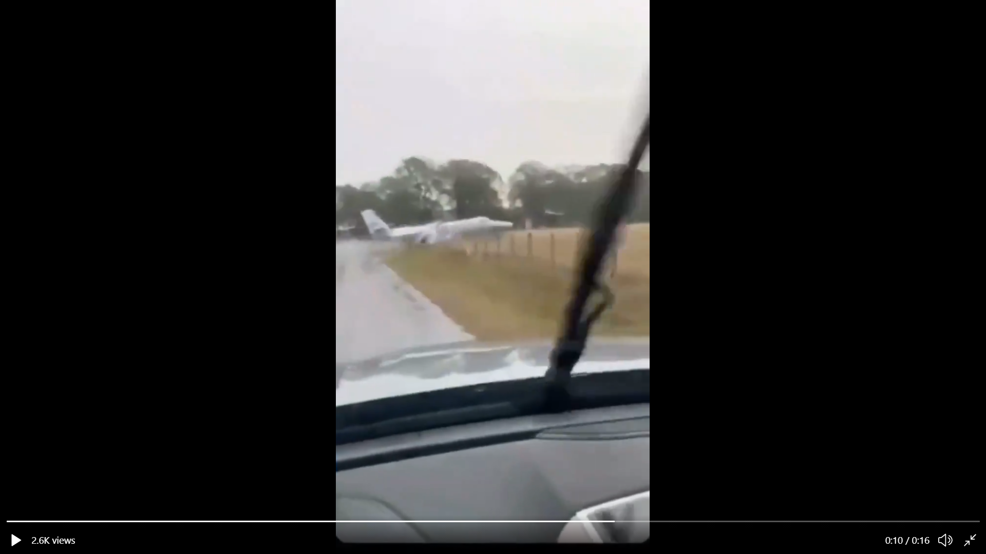 Cessna 551 Citation II overruns runway at Angelina County Airport, Texas, United States