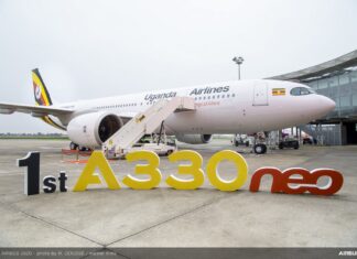 Uganda Airlines flies further with its brand-new Airbus A330neo