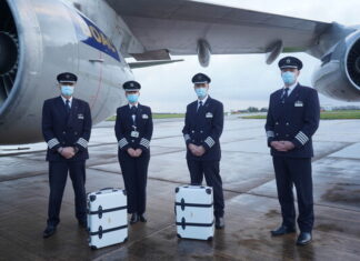 Unique BOAC 747-inspired suitcases auctioned for flying start