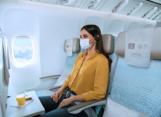 Emirates Economy Class customers can have more space by purchasing empty adjoining seats