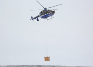 Ansat helicopter from Rostec can lift up to 1,000 kg on an external sling