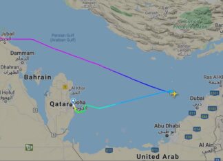 The mysterious diversion of a TUIfly Belgium military charter to Doha, Qatar