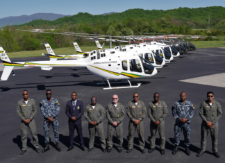 Bell announces 300th Bell 505 Jet Ranger X helicopter delivery to the Jamaica Defence Force
