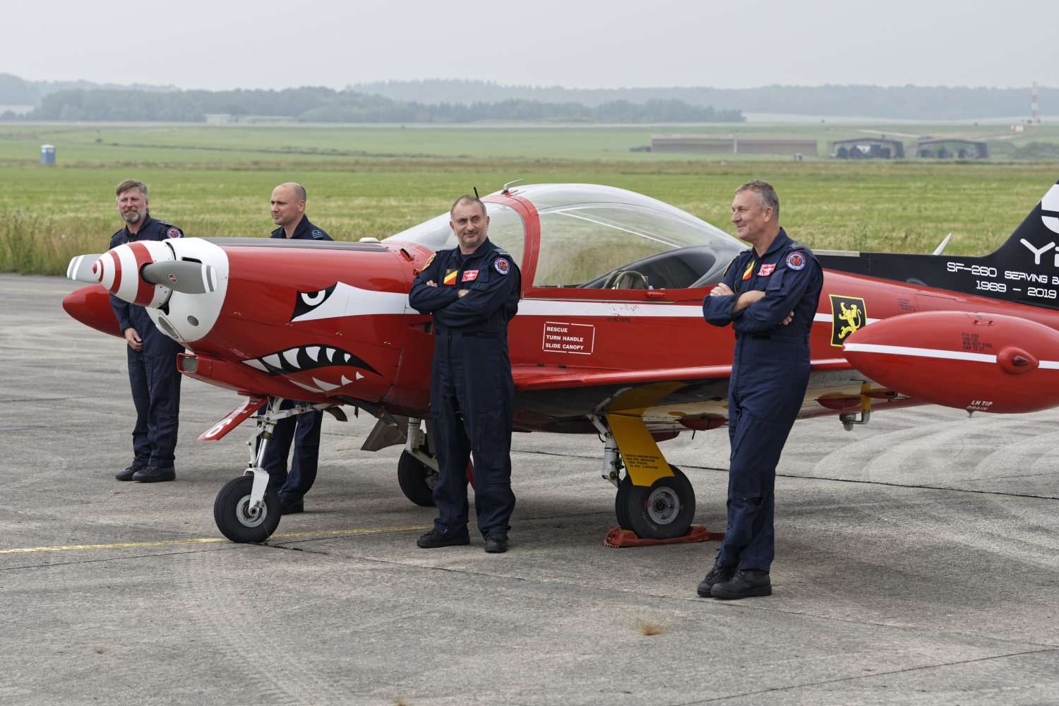 [Pictures] For its 75th birthday, the Belgian Air Force presents its ...