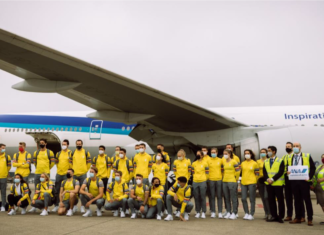 ANA carries official Olympic Team Belgium to Tokyo