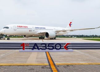 Airbus delivers first A350 from its widebody completion & delivery centre in China