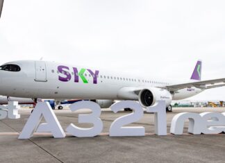 Chilean low-cost airline SKY takes delivery of its first Airbus A321neo