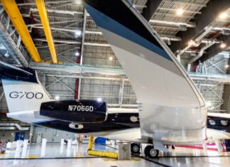 Launch customer Qatar Executive showcases the world’s first Gulfstream G700 in Doha in advance of delivery in 2022