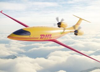 DHL Express shapes future for sustainable aviation with the order of 12 first-ever all-electric cargo planes from Eviation