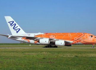 All Nippon Airways (ANA) takes delivery of its last Airbus A380, the last one delivered from Toulouse