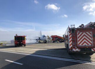 Large-scale disaster exercise at Brussels Airport this afternoon