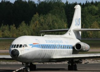 Turku Airport (Finland) receives Caravelle Monument
