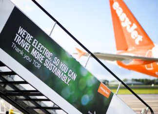 An easyJet and Bristol Airport trial: Ultra-low emission aircraft turn initiative reduces CO2 emissions by 97%