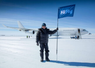 Hi Fly is back to Antarctica with an Airbus A340