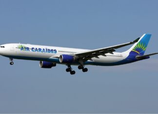 Air Caraïbes Airbus A330 returns to St Martin after an engine explosion during take-off