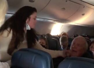 Delta Air Lines passenger slaps elderly man over a dispute about face masks