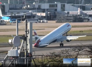 British Airways pilots defy storm Corrie during approach London Heathrow airport