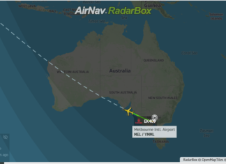 Novak Djokovic leaves Australia on board Emirates Airline Boeing 777