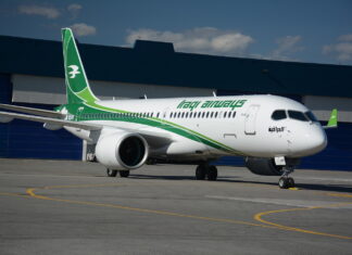 Iraqi Airways receives its first Airbus A220-300