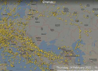Russia shuts airspace to planes registered in the United Kingdom