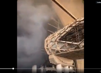 Fire brakes out in Kuwait Airport terminal 2, still under construction