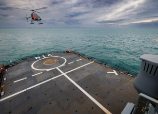 VSR700 autonomous take-off and landing capabilities tested at sea
