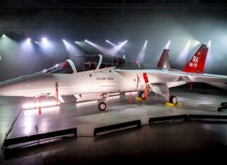 Boeing unveils first T-7A Red Hawk advanced trainer jet to be delivered to the U.S. Air Force