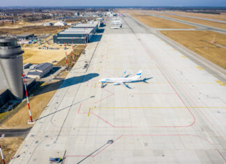 New aircraft apron at Katowice Airport