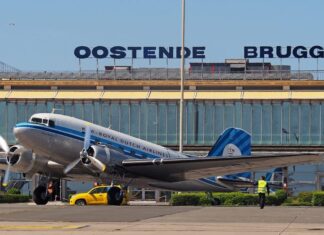 Sightseeing flights from Ostend-Bruges Airport with iconic Dakota DC-3 ‘Princess Amalia’