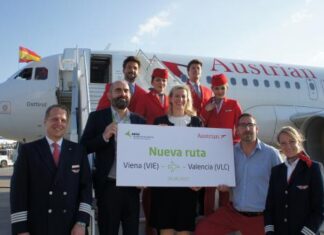 Valencia Airport inaugurates route to Vienna by Austrian Airlines