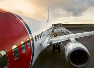 Fight involving fifteen passengers on board a Norwegian Boeing 737 from Oslo to Alicante