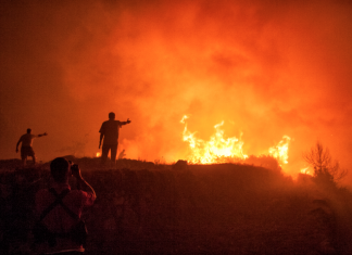 20 passengers on a Spanish train surrounded by fire are injured while fleeing