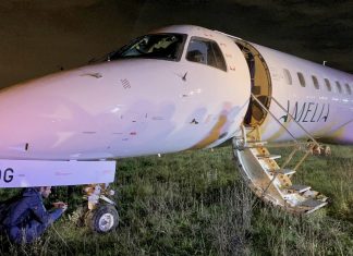 Amelia International Embraer ERJ-145LR suffers runway excursion at Paris Orly, France