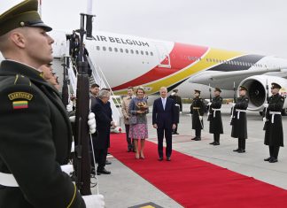 Air Belgium carries the Belgian Royal couple for a state visit to Lithuania