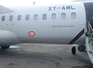 Bullet shot from the ground penetrates Myanmar National Airlines ATR 72 cabin and injures passenger